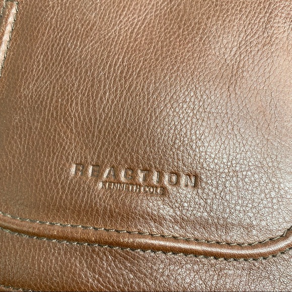Reaction by Kenneth Cole Leather Backpack - Picture 6 of 9